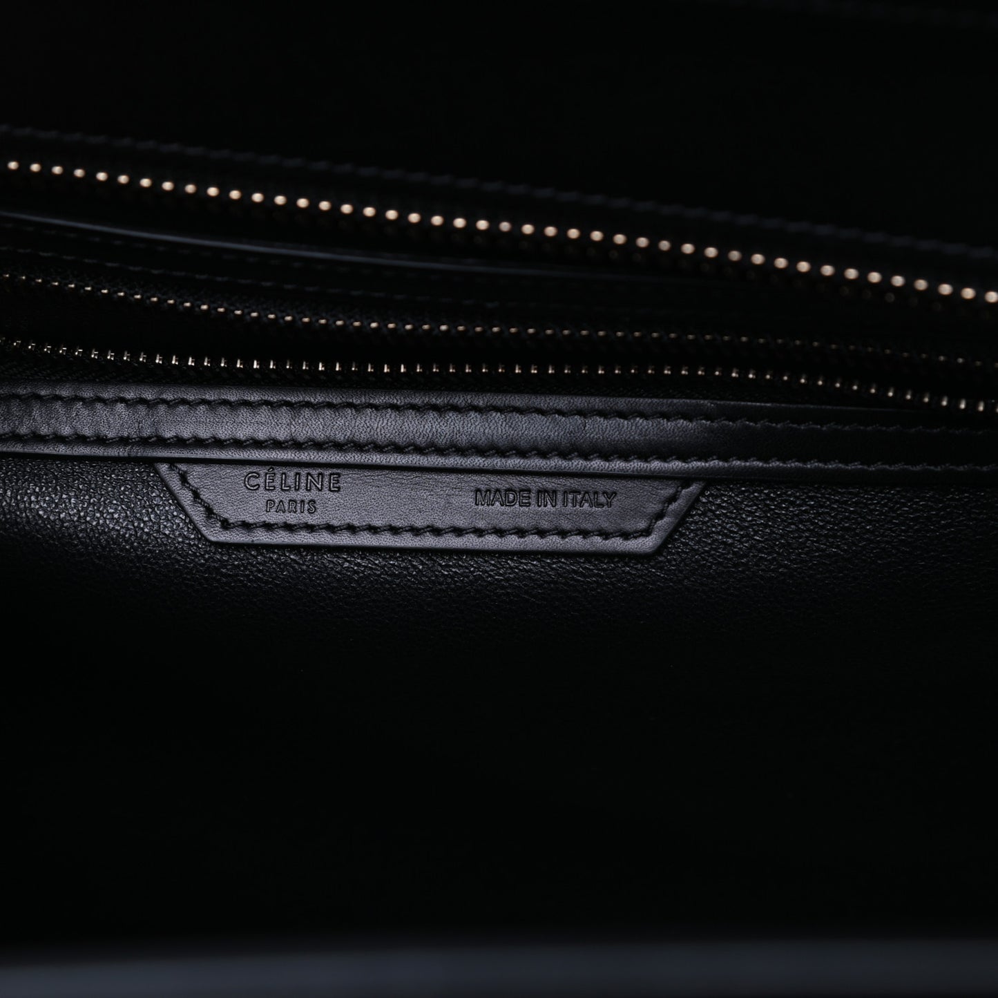Satin Calfskin Suede Mini Tri-Color Luggage Seashell
