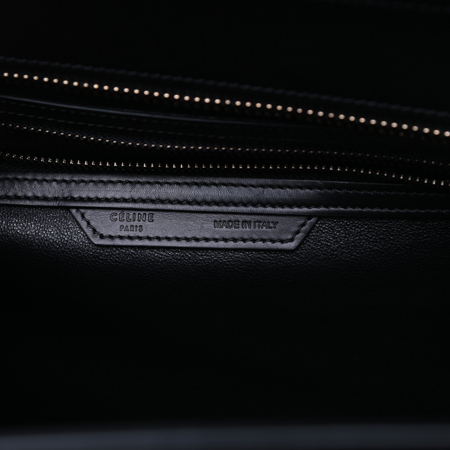 Celine Satin Calfskin Suede Mini Tri-Color Luggage Seashell 6 of 11