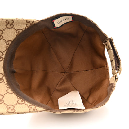 Gucci Monogram Textured Dollar Calfskin Zeno Baseball Hat M Beige 7 of 10