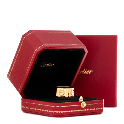 Cartier 18K Yellow Gold 11mm LOVE Ring 62 10 5 of 5
