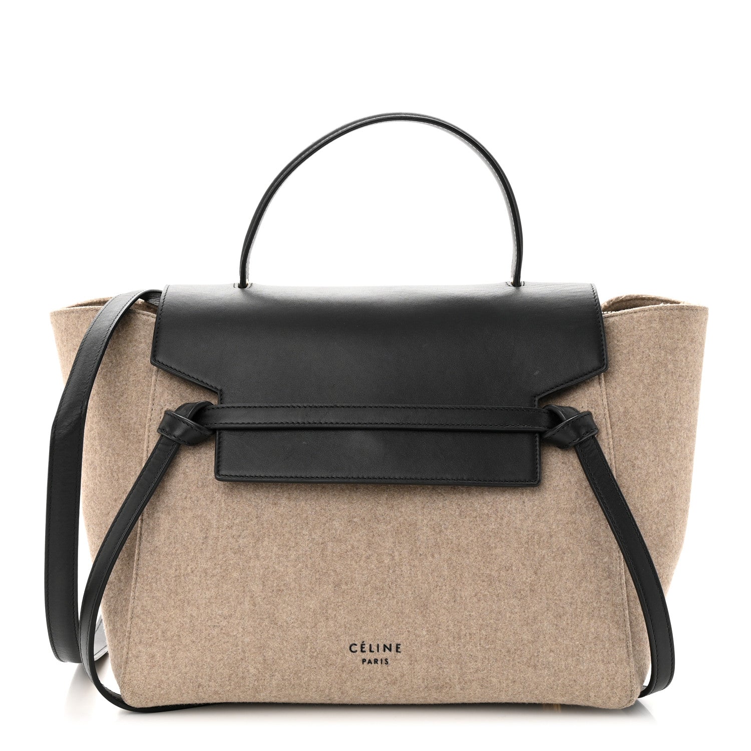 Celine Felt Smooth Calfskin Mini Belt Bag Beige 1 of 15
