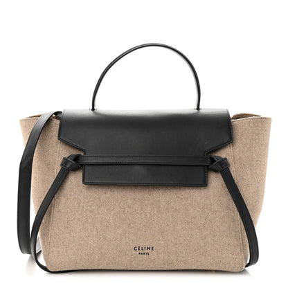 Celine Felt Smooth Calfskin Mini Belt Bag Beige 1 of 15