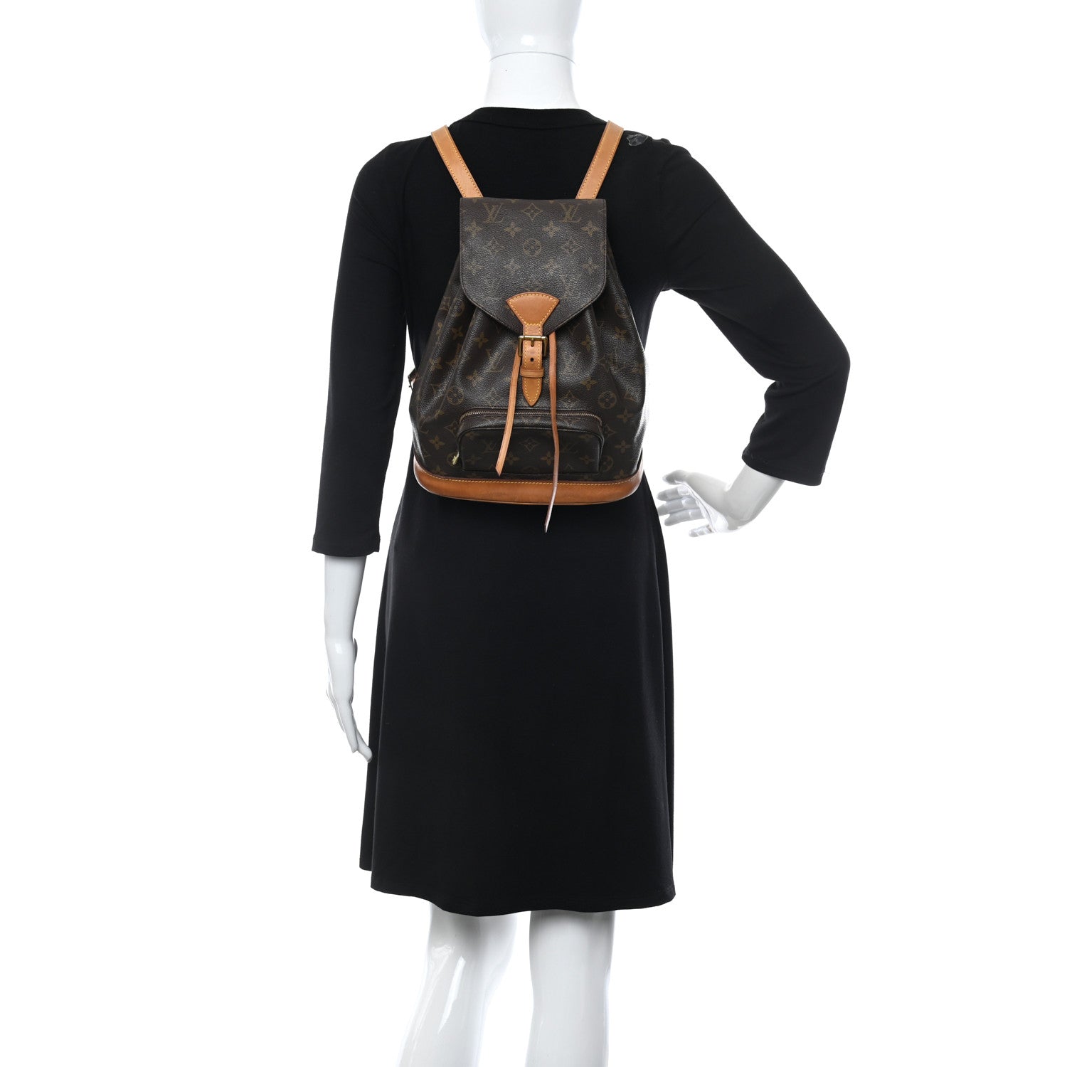 Louis Vuitton Monogram Montsouris MM Backpack 2 of 12