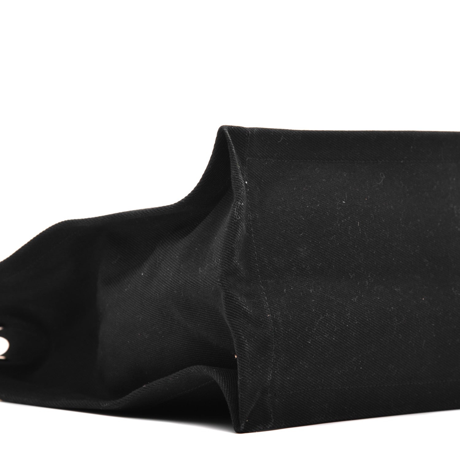 Saint Laurent Linen Calfskin Rive Gauche Tote Black 7 of 8