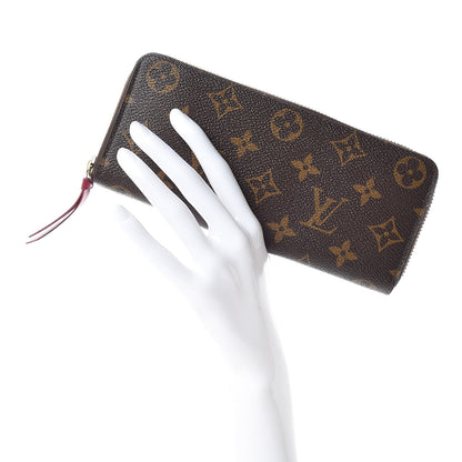 Louis Vuitton Monogram Clemence Wallet Fuchsia 2 of 9