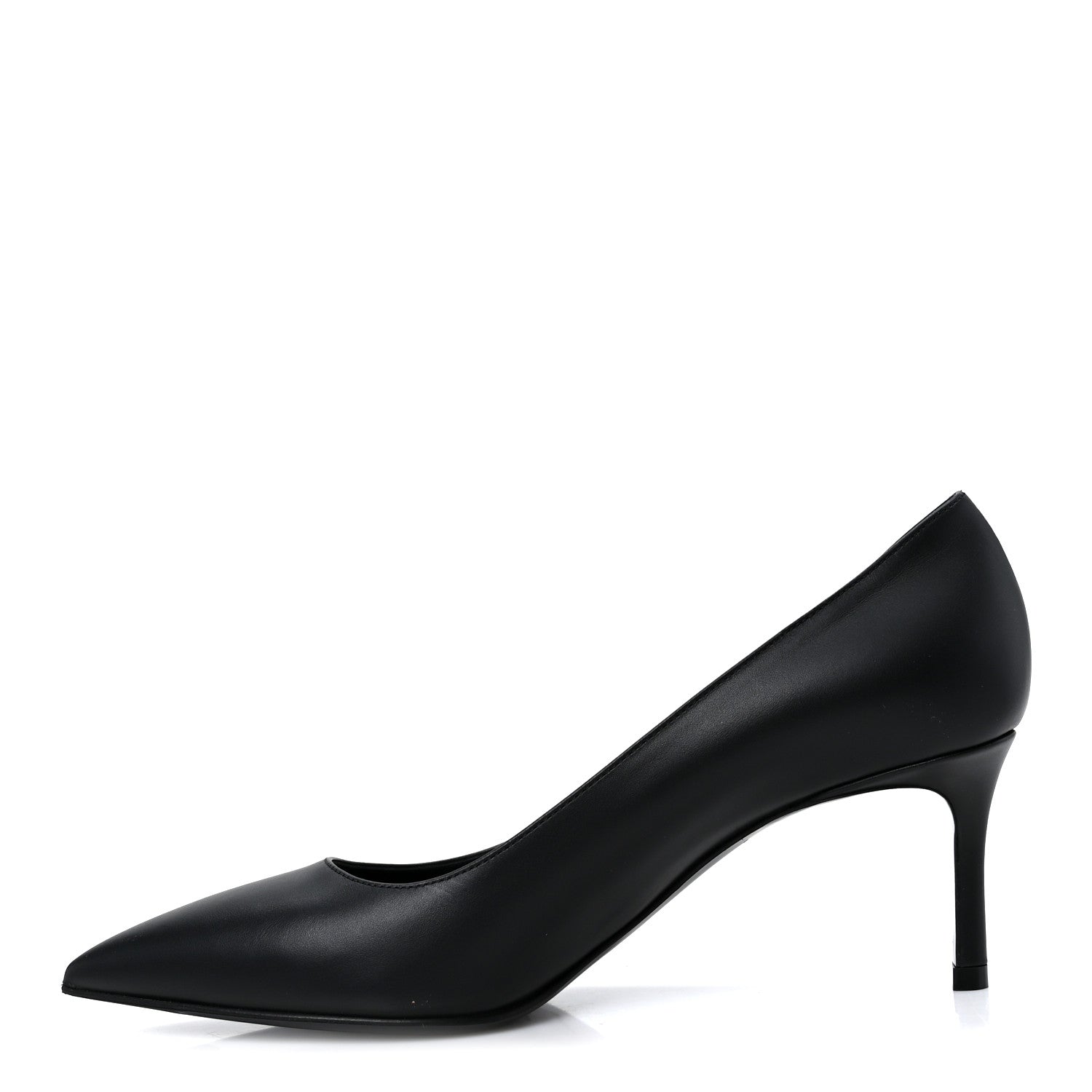Louis Vuitton Calfskin Cherie Pumps 37.5 Black 1 of 9