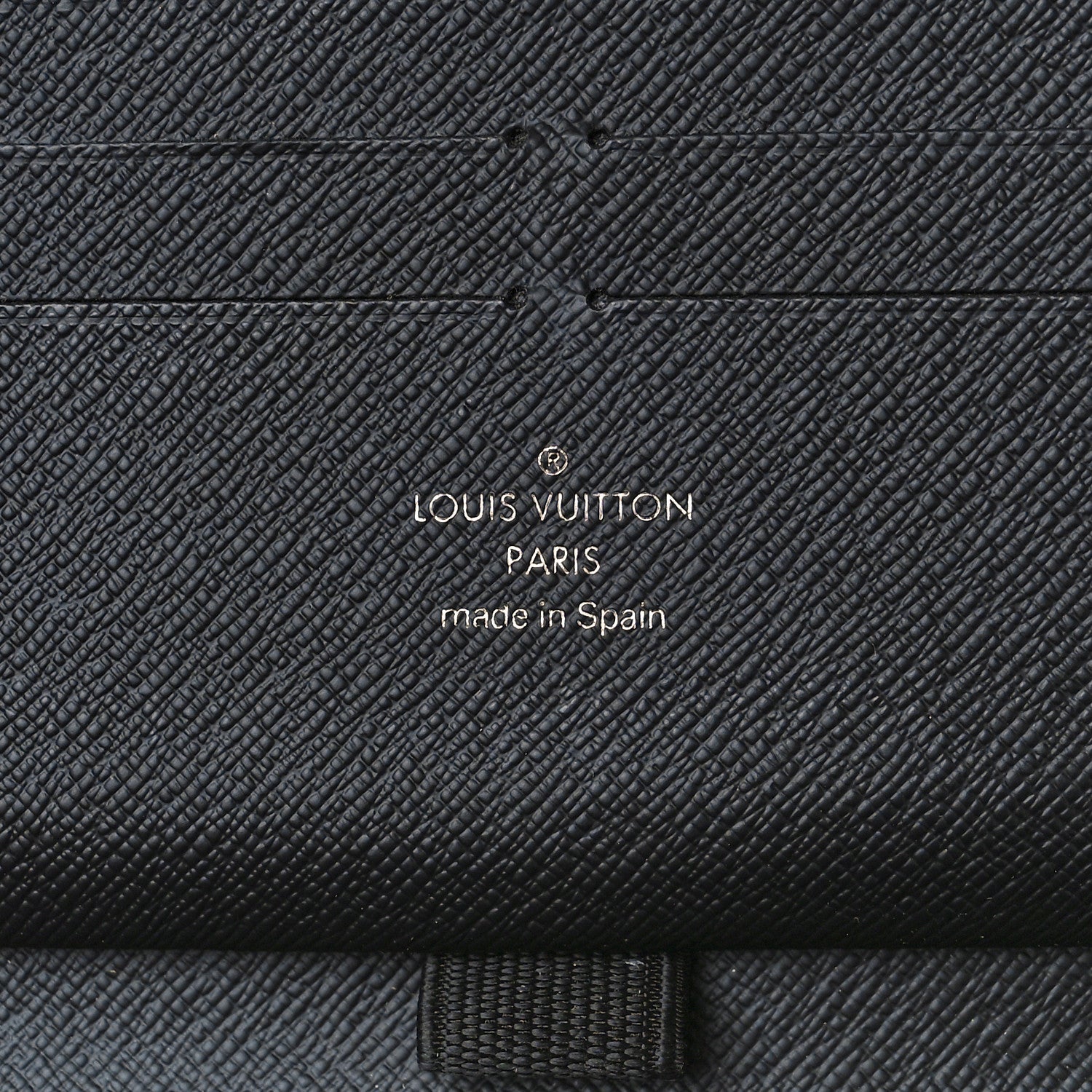 Louis Vuitton Damier Graphite Rope Zippy Organizer Wallet Blue 5 of 8