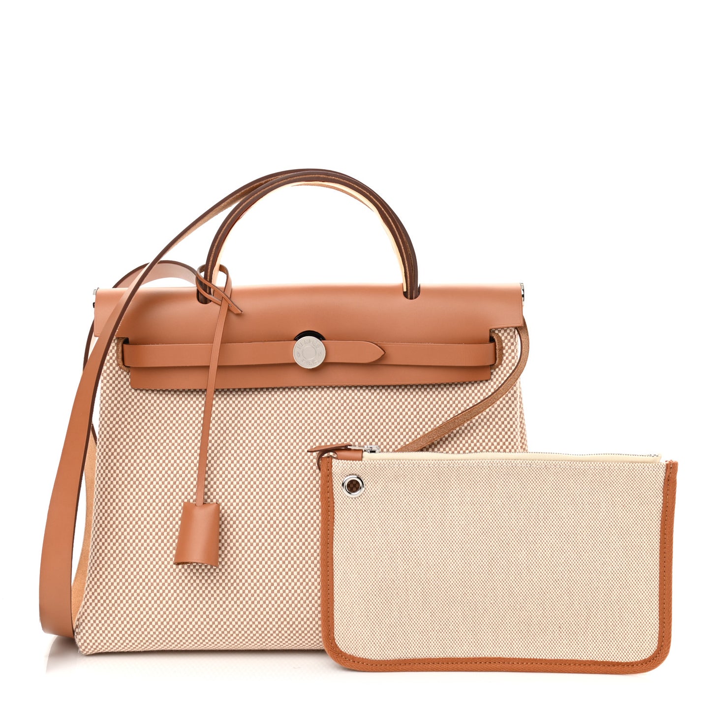 Vache Hunter Criss Viking Herbag Zip Retourne 31 PM Ecru Beige Naturel