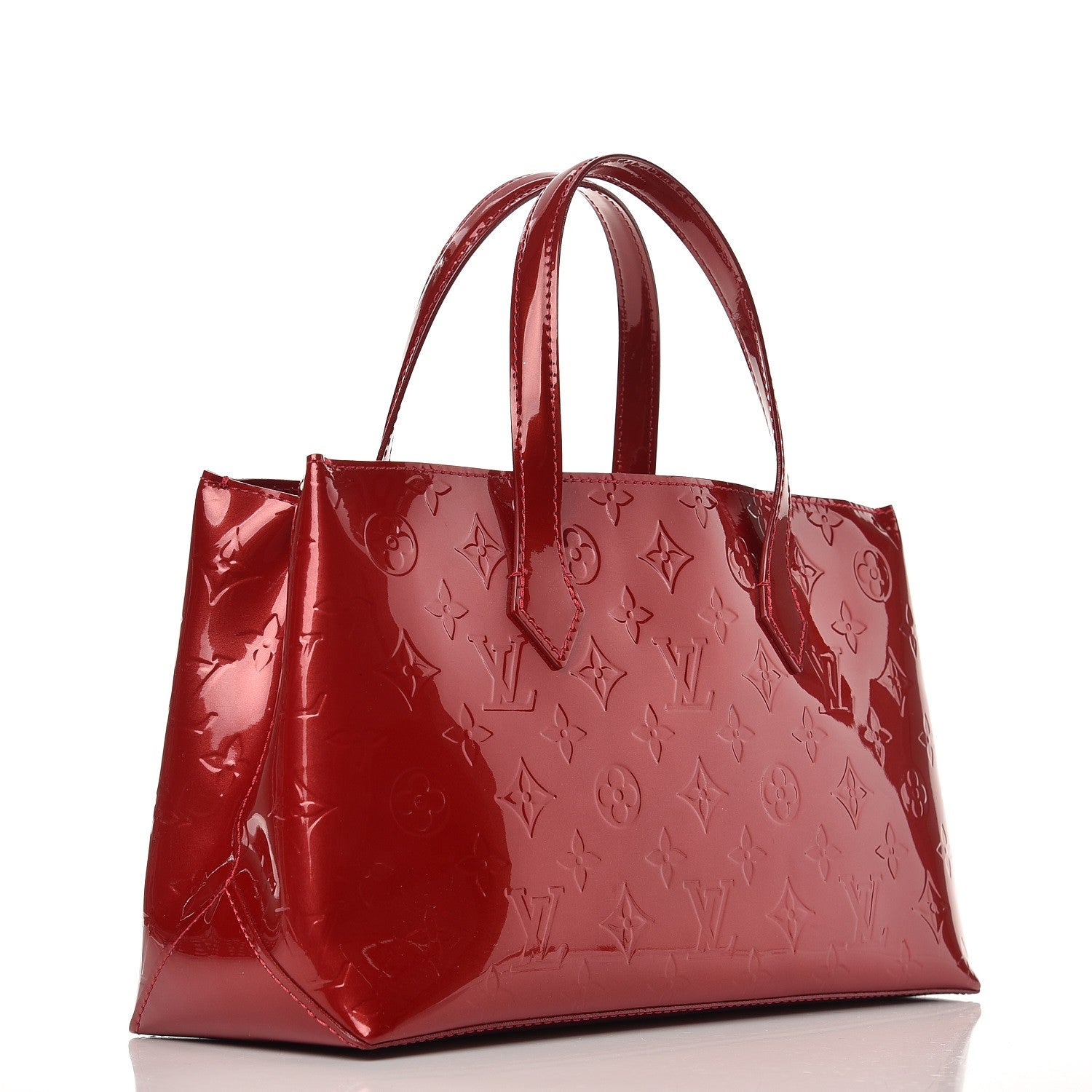 Louis Vuitton Vernis Wilshire PM Pomme D'Amour 3 of 6
