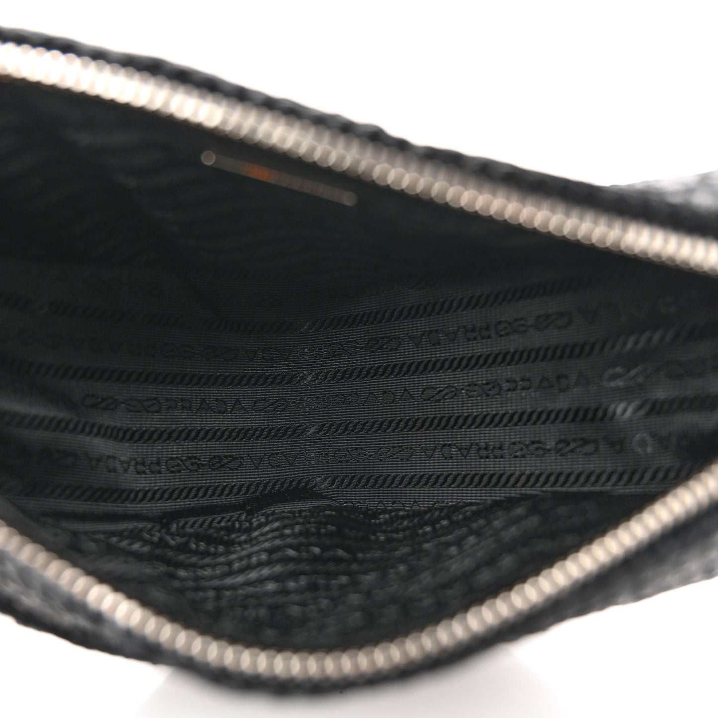 Yarn Raffia Effect Crochet Triangle Shoulder Bag Black