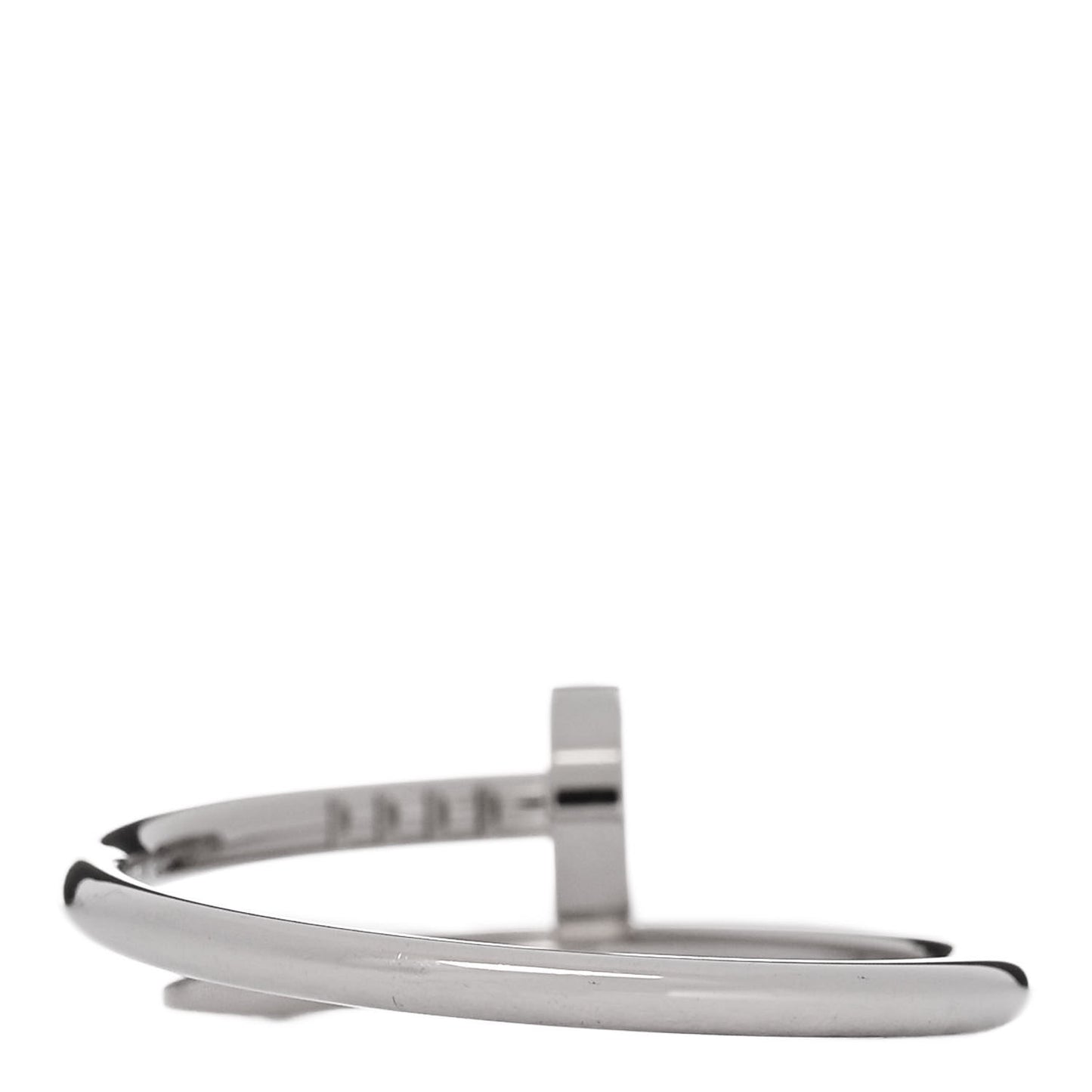 18K White Gold Small Juste Un Clou Ring 60 9