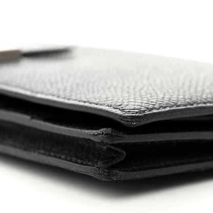 Hermes Epsom Bearn Gusset Wallet Black 9 of 11