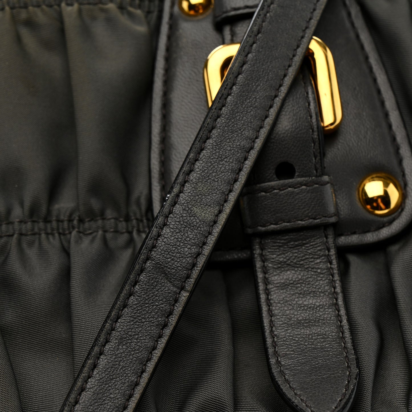 Tessuto Nylon Gaufre Tote Ardesia