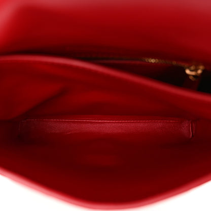 Bottega Veneta Lambskin Intrecciato Mini Crossbody Bag Apple Candy 5 of 11
