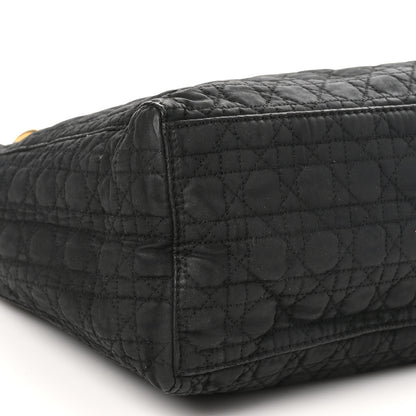 Christian Dior Nylon Cannage Medium Lady Dior Black 10 of 12