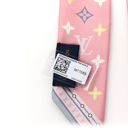 Louis Vuitton Silk Monogram Flowers Forever Bandeau Rose Clair 3 of 3