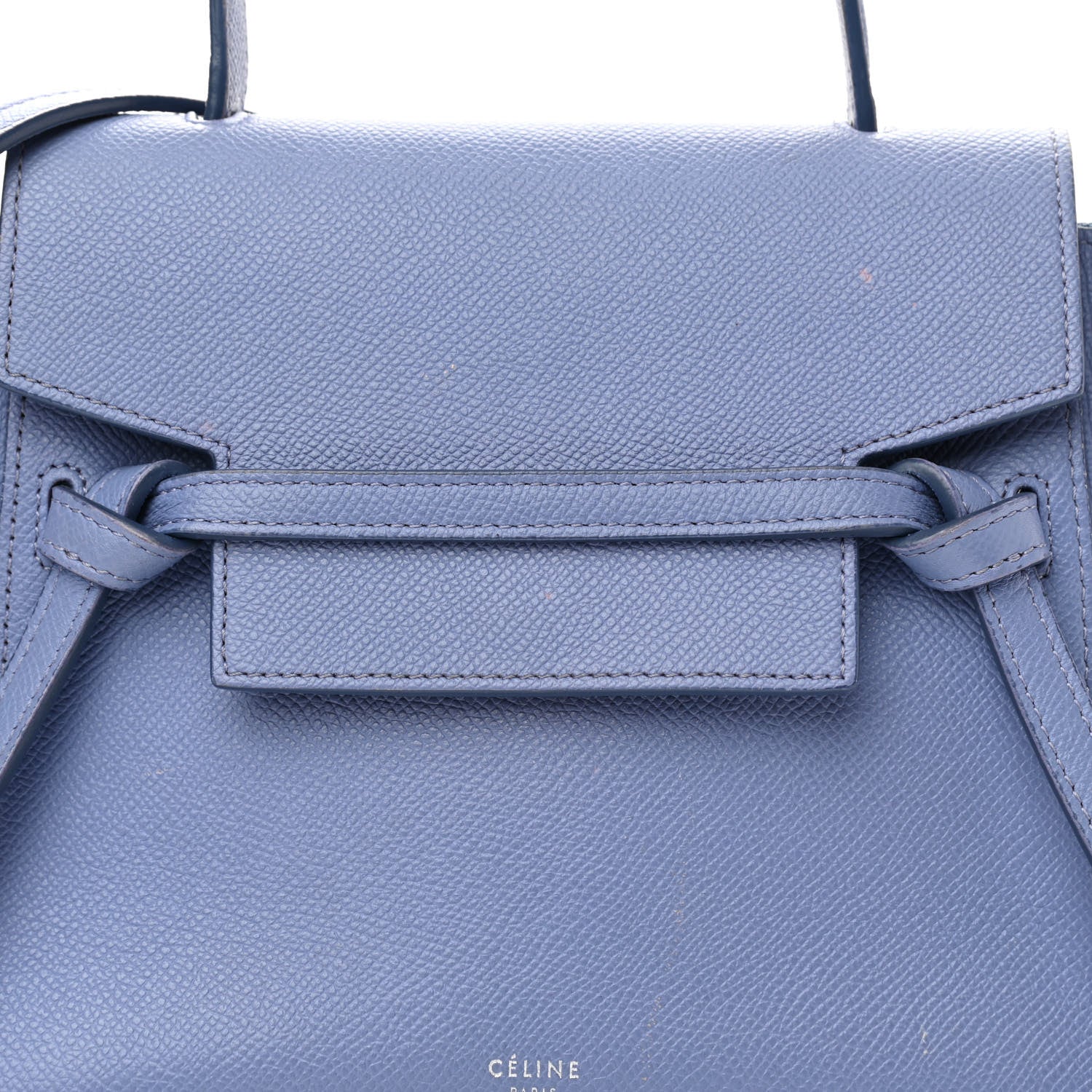 Celine Grained Calfskin Nano Belt Bag Amethyst 8 of 14