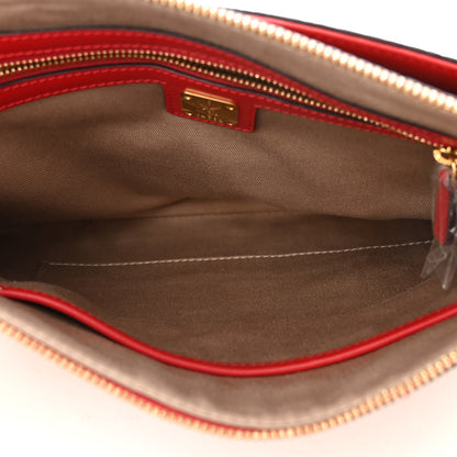 MCM Visetos Original Medium Pouch Cognac Red 5 of 9