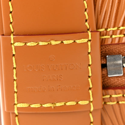 Louis Vuitton Epi Jacquard Alma BB Honey Gold 6 of 9