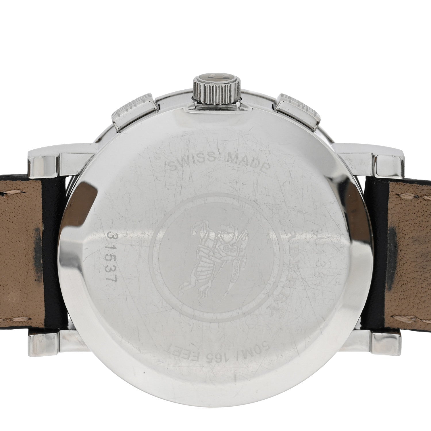 Burberry Stainless Steel Calfskin 38mm Heritage Chronograph Quartz