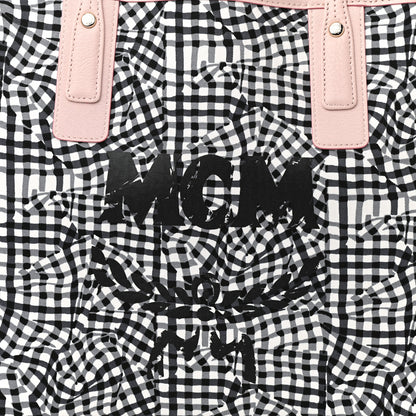 MCM Visetos Medium Liz Reversible Shopper Tote Powder Pink 12 of 16