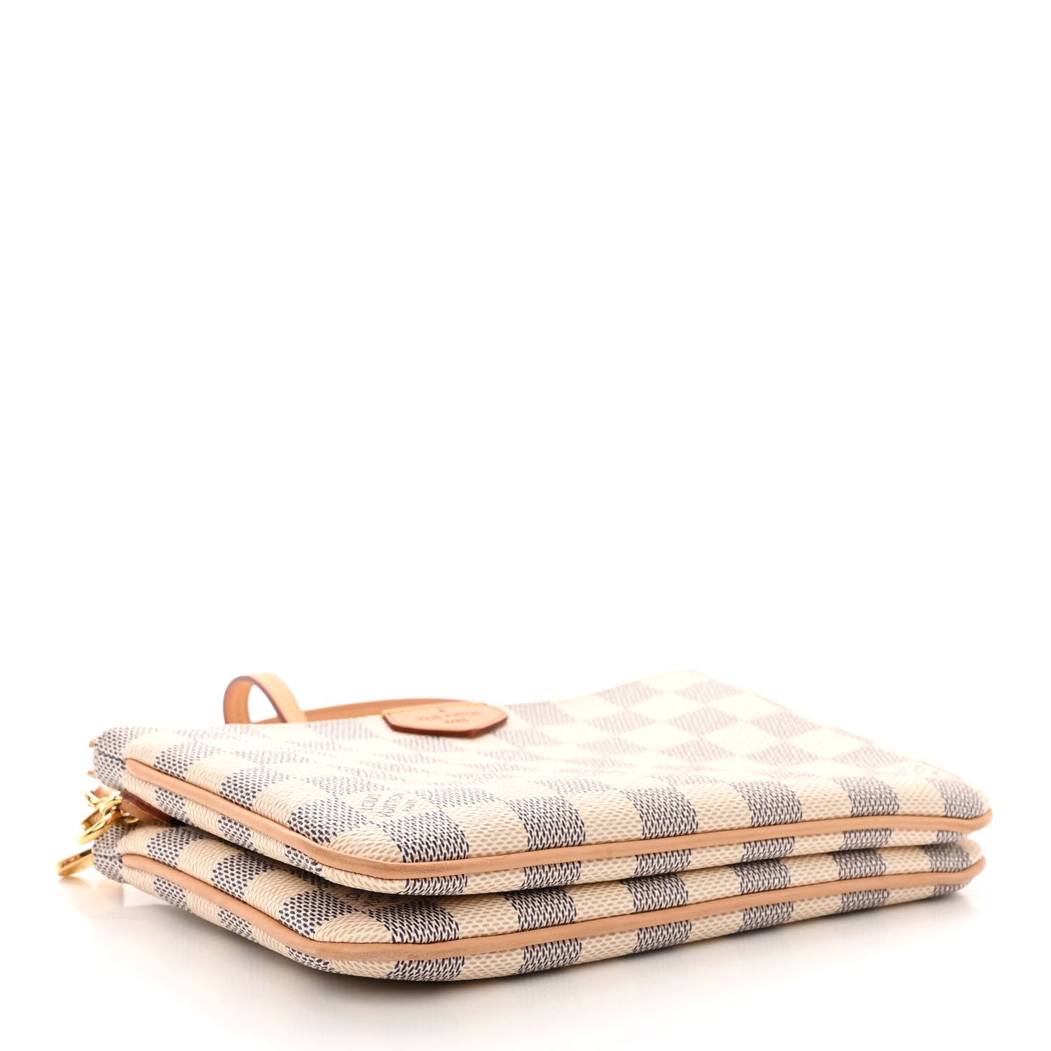 Louis Vuitton Damier Azur Double Zip Pochette 4 of 13