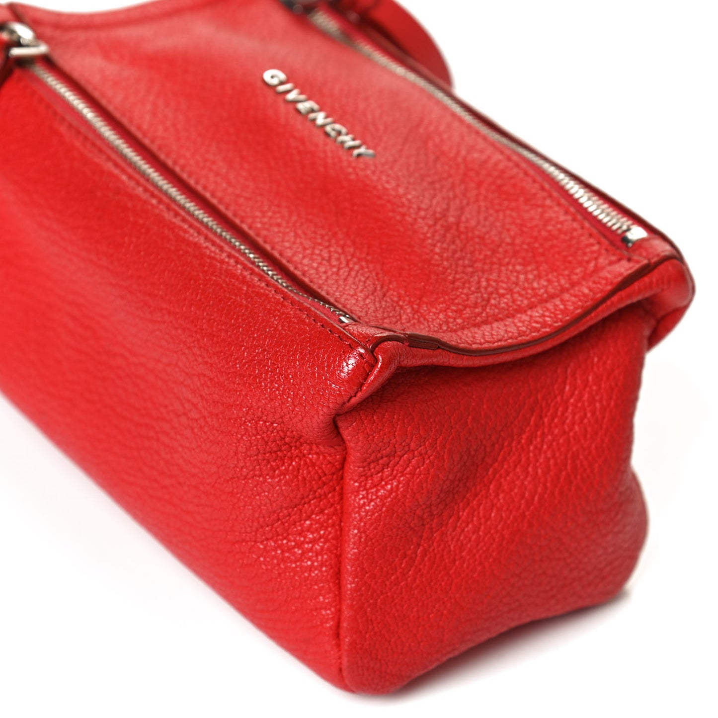 Sugar Goatskin Pandora Wristlet Medium Red