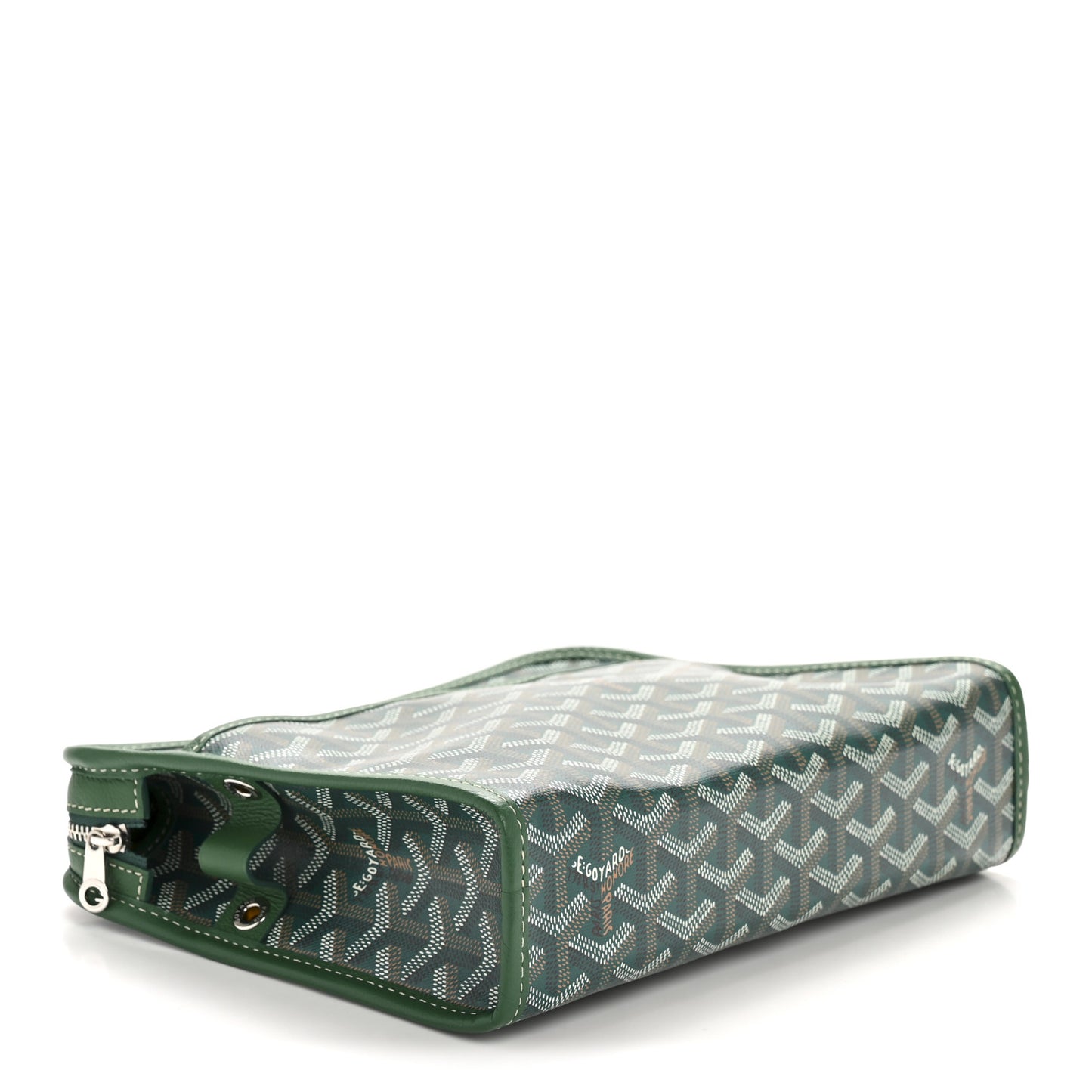 Goyardine Jouvence Toiletry Pouch MM Green