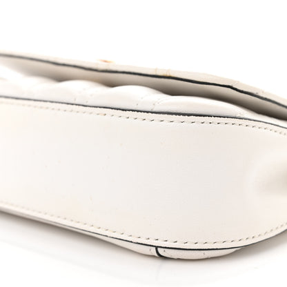 Versace Nappa Quilted Virtus Evening Bag White 12 of 16