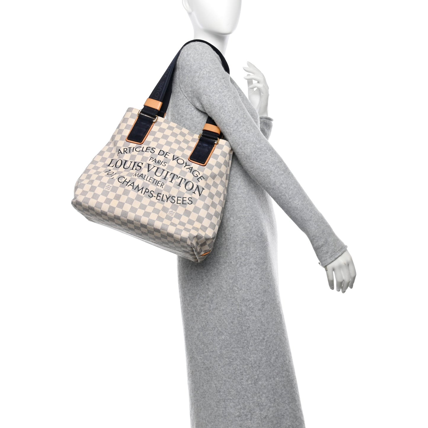 Damier Azur Beach Cabas PM