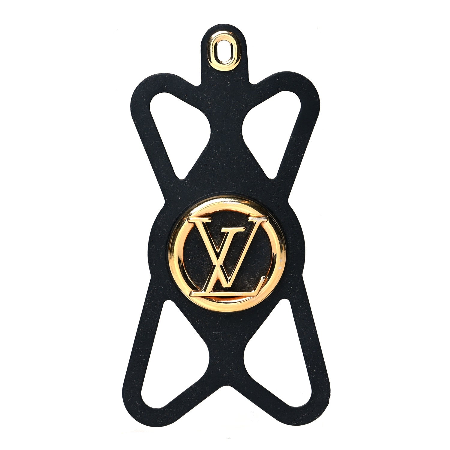 Louis Vuitton Monogram Silicone Louise Phone Holder Black 1 of 3
