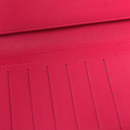Chanel Lambskin Quilted Large Gusset Flap Wallet Pink 9 of 9
