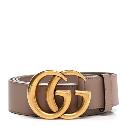 Gucci Calfskin Double G 40mm Belt 100 40 Porcelain Rose 1 of 5