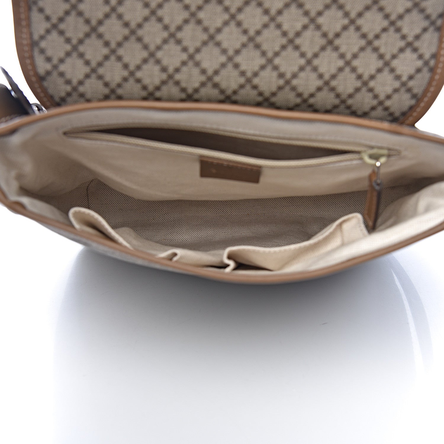 Gucci Diamante Flap Messenger Bag Beige Brown 5 of 10