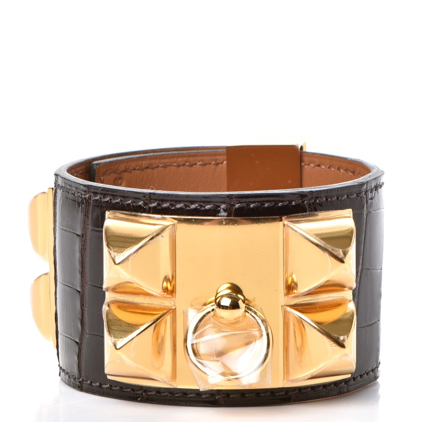 Shiny Alligator Collier de Chien CDC Bracelet S Ebene