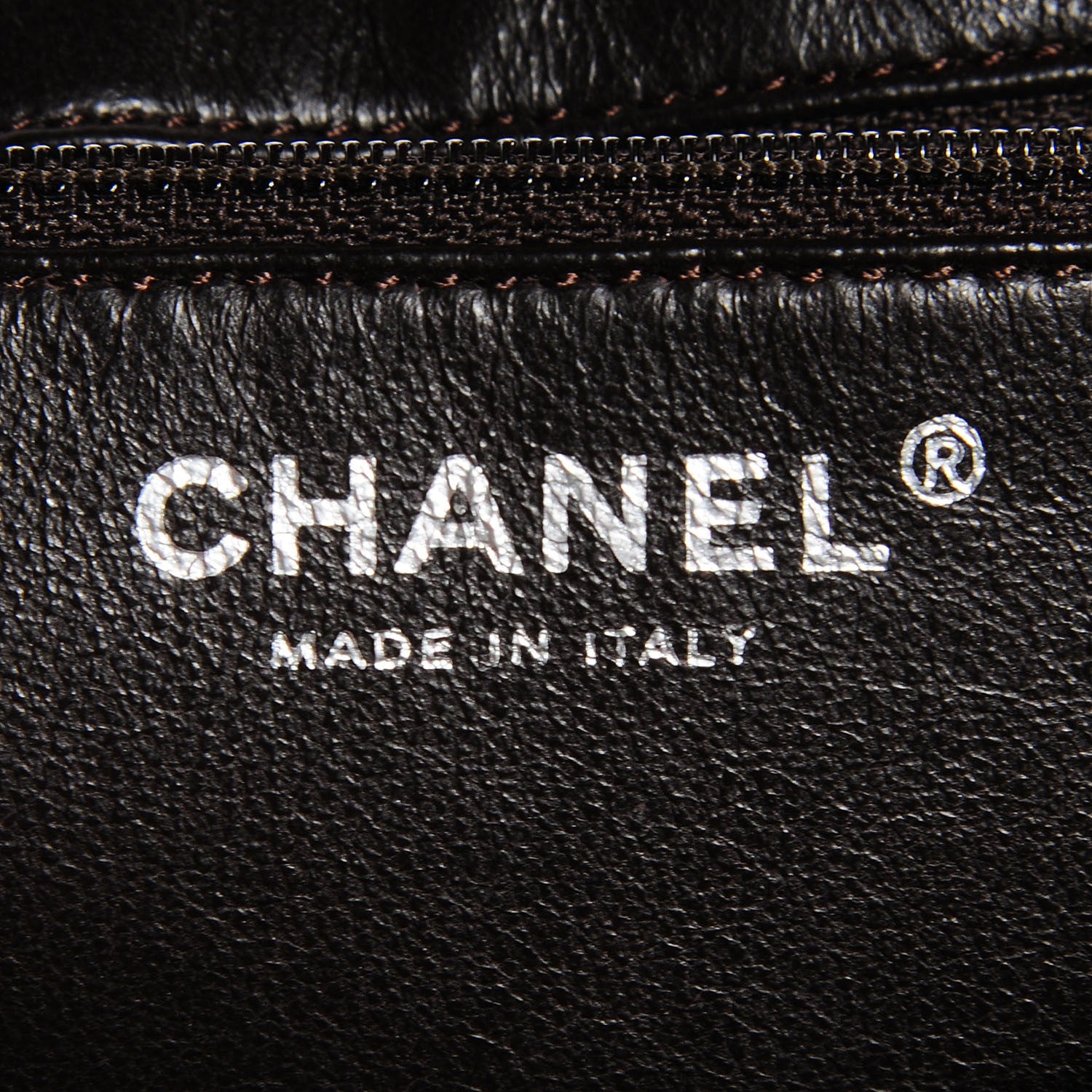 Chanel Caviar Half Moon Large Flap Dark Brown 6 of 7