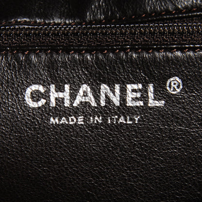 Chanel Caviar Half Moon Large Flap Dark Brown 6 of 7