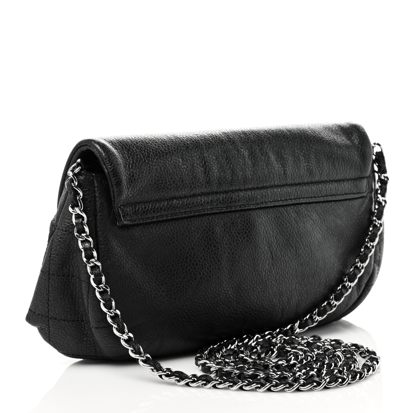 Caviar Half Moon Wallet On Chain WOC Black