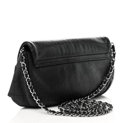 Chanel Caviar Half Moon Wallet On Chain WOC Black 3 of 11