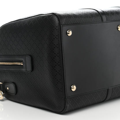 Gucci Bright Diamante Medium Carry On Duffle Black 5 of 12