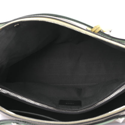 Fendi Vitello Dolce 4 Color Large By The Way Boston Bag Grigio Polvere Multicolor 5 of 9