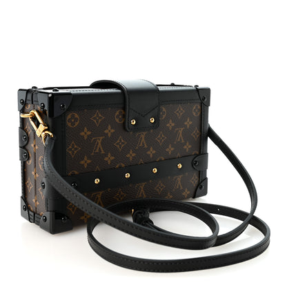 Louis Vuitton Monogram Petite Malle Black 3 of 11