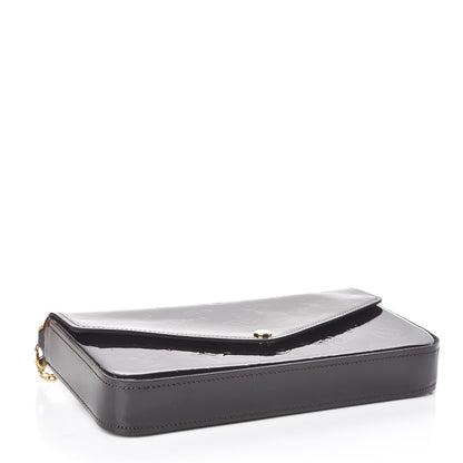 Louis Vuitton Vernis Pochette Felicie Chain Wallet Amarante 4 of 11
