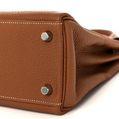 Hermes Togo Kelly Retourne 25 Gold 9 of 11