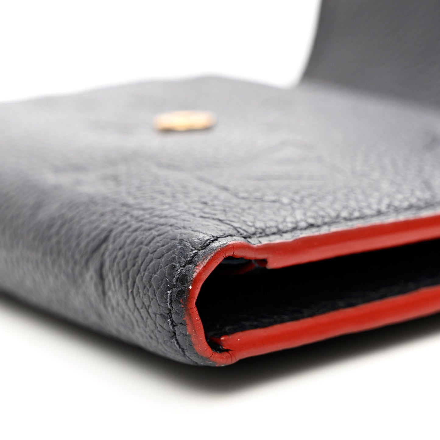 Empreinte Victorine Wallet Marine Rouge