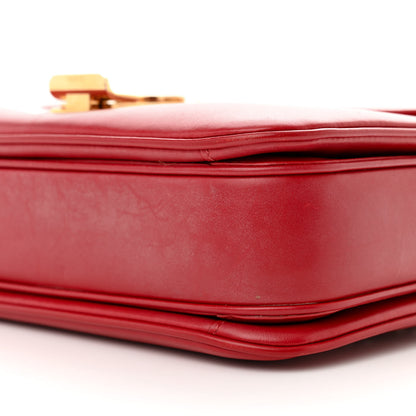 Celine Shiny Calfskin Medium C Bag Red 9 of 16