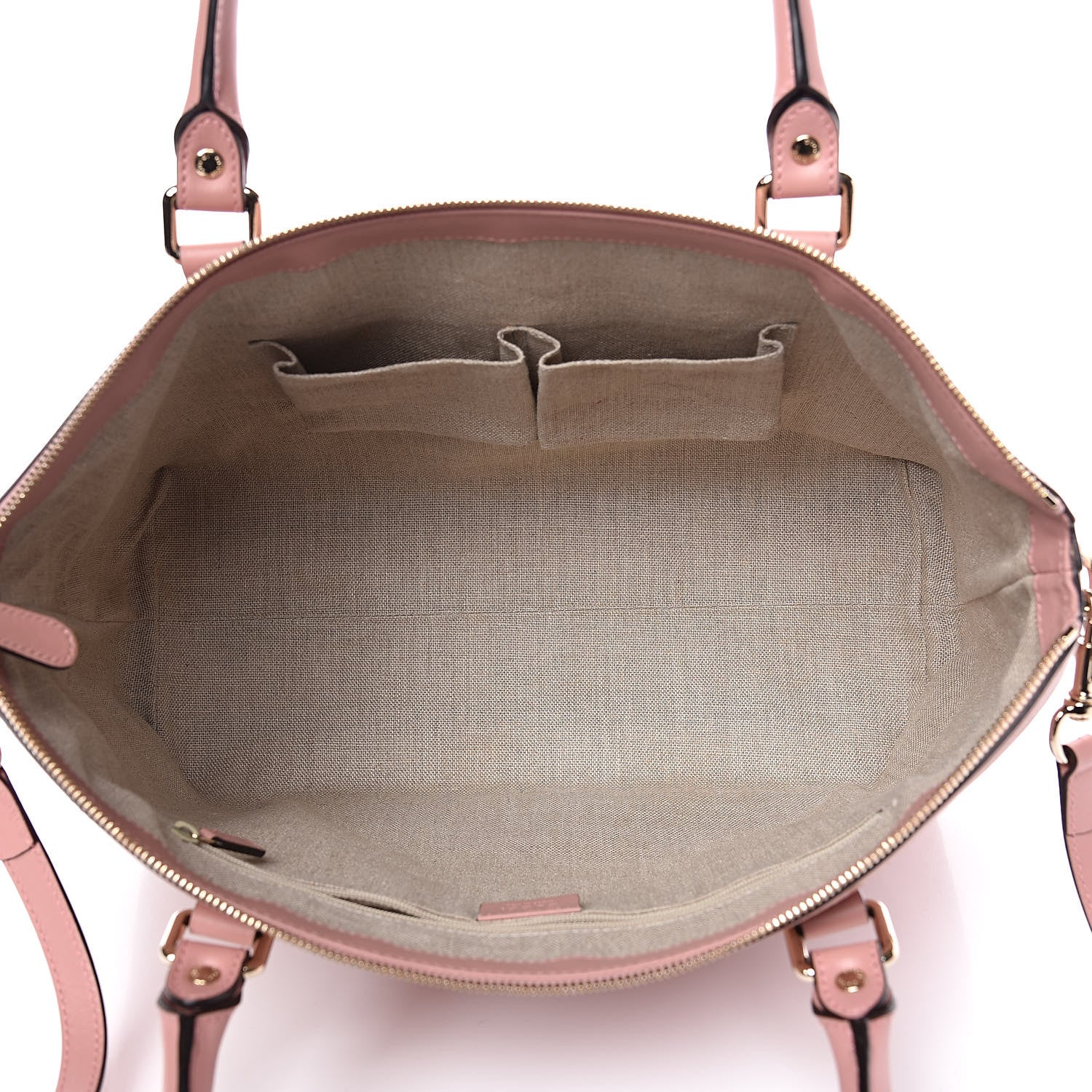 Gucci Soft Microguccissima Medium Zippered Satchel Soft Pink 5 of 13