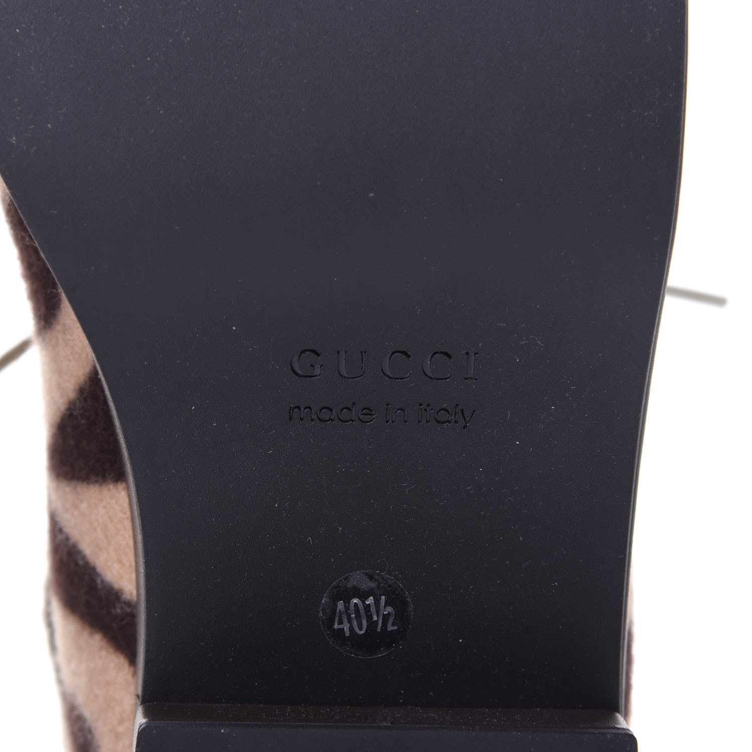 Gucci Wool Faux Shearling G Rhombus Womens Victor Ankle Boots 40.5 Beige Cocoa 8 of 10