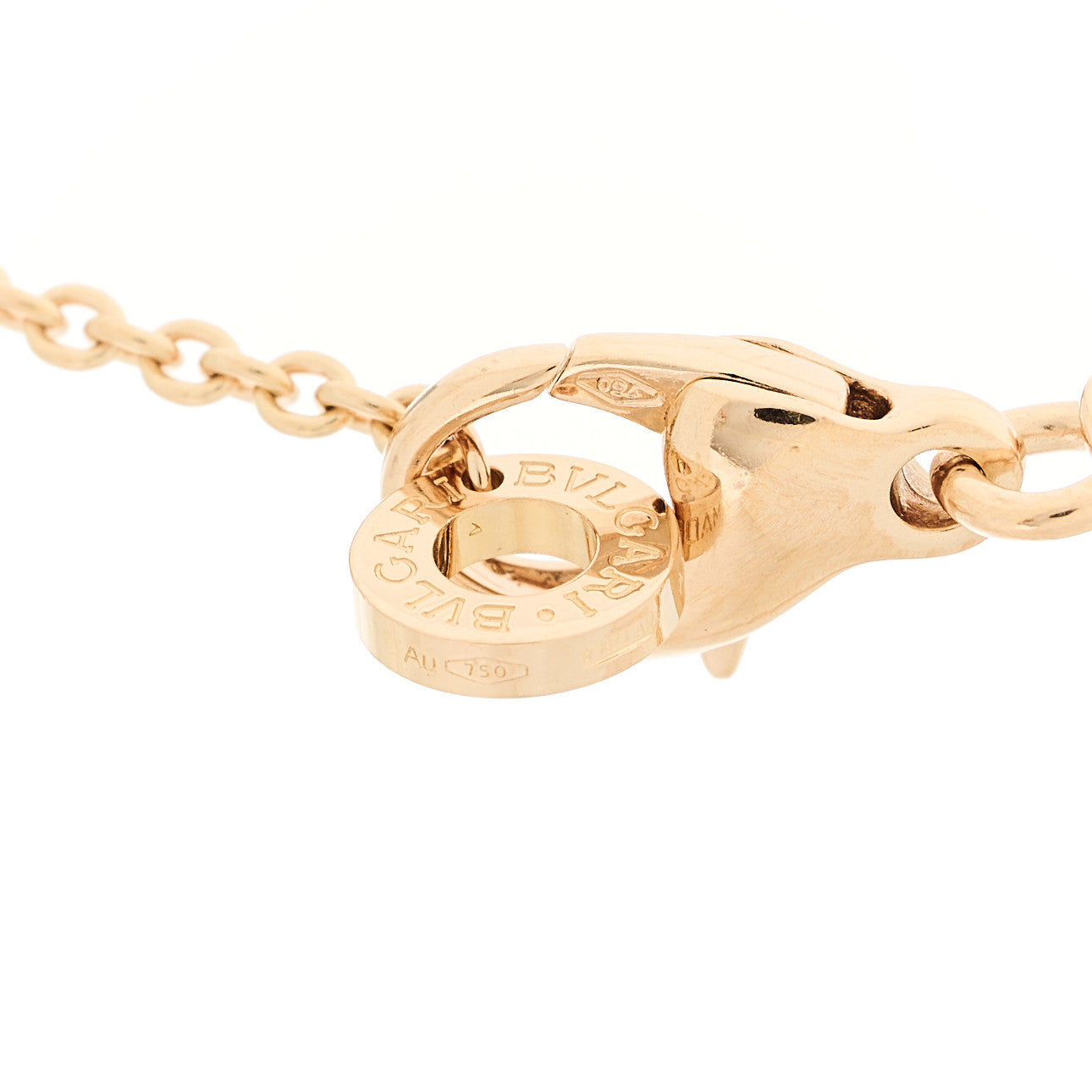 18K Rose White Yellow Gold B.Zero1 Pendant Necklace