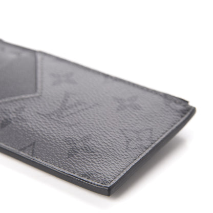 Louis Vuitton Reverse Monogram Eclipse Taiga Coin Card Holder 9 of 9